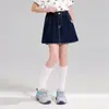 Tutu Elefantito ropa infantil falda para niñas 2026 nueva falda vaquera infantil de verano falda de línea A falda corta de verano moderna