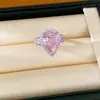 Colar requintado estilo palácio com flor de zircônia e gota d'água, corrente de clavícula de luxo leve nicho de alta qualidade, conjunto de joias estilo doce