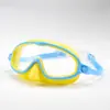 Gafas de Natación Personalizadas para Niños, Alta Definición, Impermeables, Antivaho, Silicona Amigable con los Ojos, Equipo de Natación, Gafas Protectoras de Marco Grande