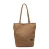 Bolsa de Ombro Único de Lona Casual para Mulheres Atacado Novo Modelo 2026 Ruiying Grande Capacidade Versátil Estilo Preguiçoso Bolsa de Balde Feminina
