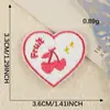 Etiqueta Bordada Original para Computadora Pegatinas de Bordado Corazón de Dibujos Animados Etiqueta de Tela en Inglés Parche Autoadhesivo Pegatinas Accesorios Accesorios Pegatinas de Tela