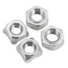 Tuerca cuadrada soldada tipo A de acero inoxidable 304/316, tuerca hexagonal soldada por puntos con patas planas tipo B con o sin puntos de soldadura