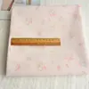 Lona de algodão puro 8 oz com pequeno padrão floral estilo coreano, bolsas de lona, carteiras, almofadas, tecido para artesanato DIY feito à mão