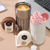 Taza de Café con Pantalla de Temperatura Inteligente 316 Acero Inoxidable Termo Taza para Niñas Linda Taza de Acompañamiento con Cuerda para Levantar Portátil Taza para Coche