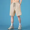Ropa Jinpu Shorts de Verano Casual Sueltos Transpirables de Seda Helada Finos Shorts Deportivos de Baloncesto para Hombre