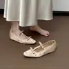 Primer Encuentro con Ji Xiaoxiang: Zapatos Planos para Mujer con Tacón Oculto, Nueva Colección Otoño 2026, Versátiles Mary Janes Planos para Combinar con Faldas
