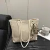 Bolso Grande de Alta Gama 2025 Nuevo de Moda Tejido de Paja Bolso de Mujer Bolso de Hombro Gran Capacidad Versátil para Viajes Diarios Bolso de Mano