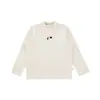 Camiseta Básica Gola Alta Meia Manga Infantil Wulibuyi Inverno Cãozinho Fofo Bordado Moda Versátil Quente