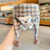 Bufanda de otoño e invierno para niños, nueva bufanda coreana cálida para la saliva del bebé, bufanda de lana a prueba de viento, bufanda triangular para niños y niñas