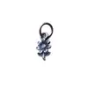 Colgante de girasol de plata de ley S925, estilo artístico y natural, accesorio de cadena para clavícula de plata de ley de verano, componente para pulsera DIY