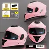 Casco Eléctrico Certificado 3C/Dot para Mujeres, Casco Integral de Moto Cálido de Invierno para Hombres, Seguridad Universal para Motocicleta al por Mayor
