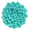 Flores Coloridas Adesivos de Borracha Macia 3D Decorações Planas para Capas de Celular Papelaria Acessórios de PVC 3D Acessórios para Joias DIY