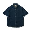 Vestido antigo 2025 verão novo japonês vintage lavado velho masculino casual camisa jeans jaqueta de manga curta