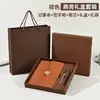 Venda direta do fabricante: Conjunto de presente de caderno A5 com 70% de desconto para reuniões de negócios e uso no escritório, personalizável com logotipo