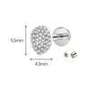 Aretes de Aleación de Titanio Joyería para Mujeres Simple y Creativa Transfronteriza de Venta Caliente G23 Perforación Corporal Uña para Lengua Uña para Nariz Joyería al por Mayor