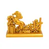 Artesanato Trazedor de Fortuna na Cor Dourado Areia, Lingotes de Ouro para Riqueza Instantânea, Presentes de Decoração para Escritório para Atrair Riqueza, Fornecimento no Atacado