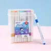 Marcadores Acrílicos Gebo Pinchuang/Qixin Empacados en Barril, Translúcidos No en Papel, Colores Apilables, Plumas de Colores Especiales para Niños y Estudiantes de Primaria