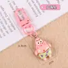 Pingentes de chaveiro de desenho animado criativos, acessórios para mochilas de estudantes, chaveiros de resina, pequenos presentes para melhores amigos e casais, atacado