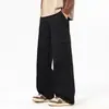 Roupas Masculinas / Nova Coleção Primavera 2026 Calças Cargo Masculinas com Múltiplos Bolsos Estilo Americano Largas Casuais Calças Retas