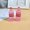 Botella grande luminosa Cola Sprite simulación botella pequeña tienda de conveniencia diy accesorios de resina accesorios para zapatos con agujeros accesorios para pasador de pelo