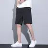 Calções Casuais de Verão Finos em Tencel Lyocell de Cinco Pontos, Largos, Versáteis, Respiráveis, de Secagem Rápida, com Cintura Elástica para Homens
