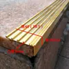 Tira de Cobre Engrosada en Forma de L para Piso de Madera, Tira de Cobre Antideslizante para Escaleras, Moldura de Cobre para Cubrir Esquinas en Ángulo Recto de Puertas con Alfombra
