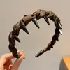 Elegante 2026 Novo Estilo Aro de Cabelo Não Apertado Acessório de Cabelo Estilo Coreano Faixa de Cabelo Maillard Presilha de Cabelo Versátil Vintage para Mulheres