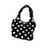 410263 2026 Nueva Linda Bolsa de Peluche de Lunares para Mujer, Bolso Cubo de Lunares Moderno y Sencillo, Bolso Chaleco