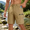 Pantalones Cortos de Trabajo para Senderismo para Hombre de 9 Pulgadas Secado Rápido de Verano Casual Adecuados para el Trabajo y Actividades al Aire Libre para Hombre