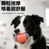 Juguete para Perro Pelota Juguete Sonoro Resistente a Mordidas Silicona Engrosada Para Perros Pequeños y Medianos Suministros para Mascotas Auto-Entretenimiento Descompresión Balón de Fútbol Látex