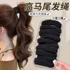 Lazo para Coleta Alta para Mujer, Diadema de Gama Alta, Goma Elástica, Alta Elasticidad, Duradero, Accesorio para el Cabello que no Daña