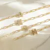 2024 Nuevo Diseño Transfronterizo de Amazon Pulsera de Clip para Papel Burbuja con 26 Letras Incrustadas de Circonita Regalo de Moda