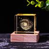 Adornos de alce lunar con forma de luna y nubes lluviosas, con cristales luminosos y tallados en el interior, regalo de cumpleaños para niñas, descompresión.