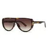Nueva Tendencia de Gafas de Sol Poligonales Envolventes "Futuristas" Concepto Transfronterizo Europeo y Americano Lh295