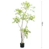 Frete Grátis Estilo Escandinavo Plantas Verdes Simuladas Bambu Nantian Plantas em Vasos Decoração de Interiores para Casa Ornamentos Plantas Falsas Vermelhas Verdes