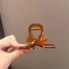 Pasador de Pelo de Dibujos Animados Coreanos Lindo con Lazo para Mujeres en la Parte Trasera de la Cabeza, Tamaño Grande, Gama Alta, Versátil Pasador Accesorio para el Cabello