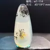 Colgante de Calcedonia Oceánica de Piedra Natural, Piedra Exquisita con Paisajes y Patrones Florales, Colgante de Ágata Versátil para Hombres y Mujeres, Artículo de Regalo 1W