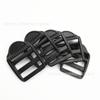 Fivela de bolsa fivela de escada de plástico fivela de quatro engrenagens de 20 mm fivela de ajuste de correia ponto preto saída de fábrica