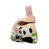 Bolsas Tejidas Personalizadas de Panda Pueden Añadir Logo, Bolsos Tejidos de Cumpleaños al por Mayor, Hermosas Bolsas Tejidas