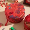 Kit de Costura Práctico para el Hogar y Bodas, Caja de Costura para Dote de Novia, Caja de Almacenamiento Portátil de Gama Alta Estilo Chino