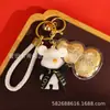 Pingente Chaveiro Gato da Sorte Lingote de Ouro, Decoração para Bolsa de Celular, Atacado de Caixas de Presente para Eventos
