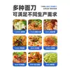 Línea de Producción de Máquina para Pasta Comercial Grande Totalmente Automática Espolvoreador de Harina Máquina para Pasta Fresca Húmeda Colgante Máquina para Pasta Plegado y Prensado de Masa Imitación Hecha a Mano