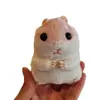 Llavero Colgante de Peluche de Hámster de Dibujos Animados Muñeco de Ratón Decoración de Mochila Regalo Pequeño Juguete Mini de Moda