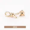Decoración de Nudo de Cuerda, Botones Pequeños Estilo Chanel Cosidos a Mano, Botones Metálicos para Ropa, Abrigos de Trinchera, Suéteres y Tejidos