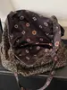 Bolso de Lona Nuevo Estampado de Leopardo para Mujer Bolso Tote de Moda Tendencia Estilo Universitario Bolso de Tela Casual Gran Capacidad Bolso Tote de un Solo Hombro