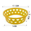 Anillo Fijo de Sandía Anillo de Durian Bandeja de Melón Cantalupo Exhibidor de Tienda de Frutas de Supermercado Arandela Anillo de Plástico Bandeja Inferior