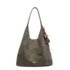 Bolsa Grande Retro Mate para Mujer 2025 Nueva Moda de Invierno Bolso Tote para Viaje Cotidiano Más Fácil de Combinar Bolso de Hombro de Gran Capacidad