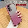 Adecuado para Samsung A27 A06 A37 A17 Funda para Teléfono con Brillo en las Cuatro Esquinas Galvanizada A57 A35 A24 A26 Set