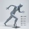 Mannequins Esportivos de Corrida Modelo Fábrica Masculinos e Femininos Expositores de Loja de Roupas Modelos Humanos Falsos Suporte de Exposição para Mannequins de Vitrine