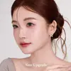 Venta Directa de Fábrica Pendientes de Estrella Completamente Incrustados de Diamantes, Estilo Exclusivo de Gama Alta, Elegantes y Favorecedores para Rostros Cuadrados y Redondos, Pendientes Pequeños para Mujer al por Mayor